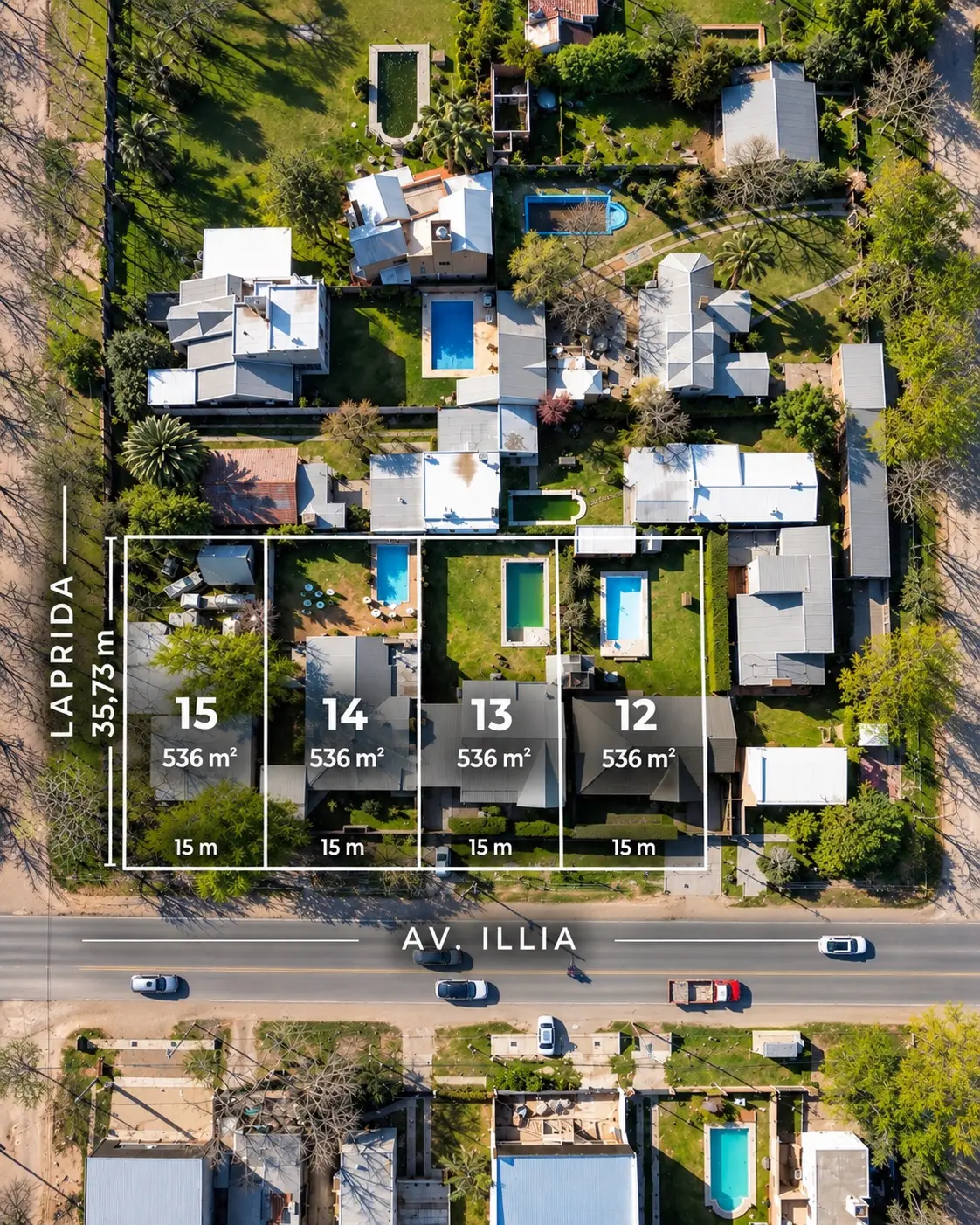 Lotes sobre Av. Illia - Ideal desarrollo comercial - Funes