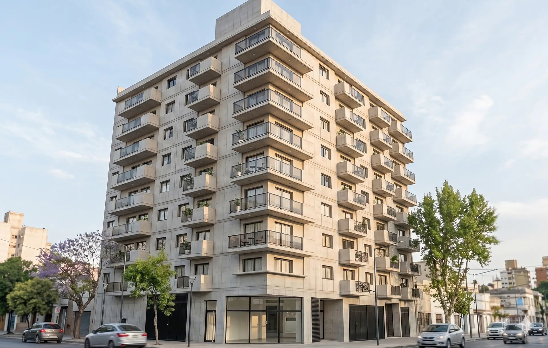 Depto 1 dormitorio al frente con balcón, en pozo, Centro