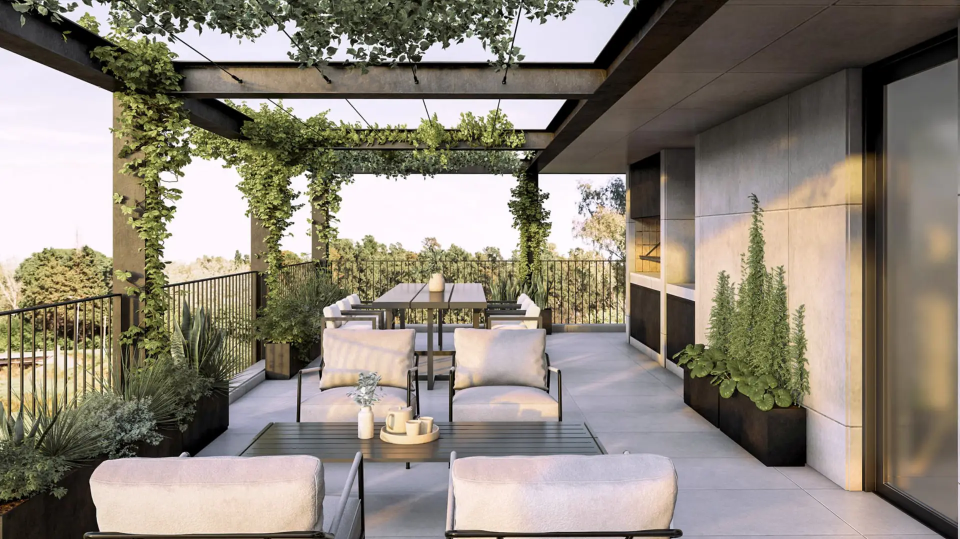 Departamento dúplex 3 dormitorios con terraza en Dock Garden, Fisherton