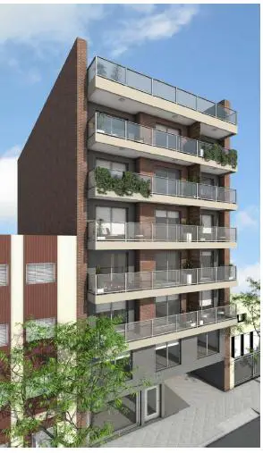 Departamento monoambiente en venta en Rosario