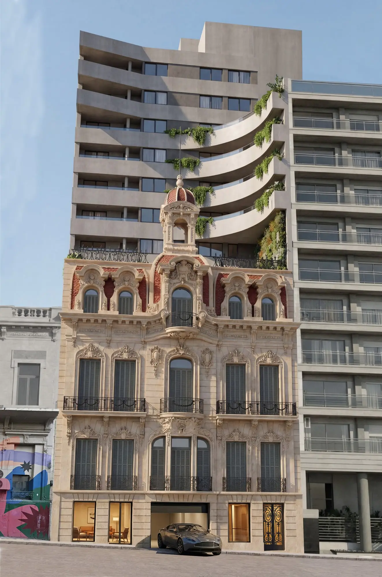 Depto con terraza propia de 58 m² y quincho, P. España